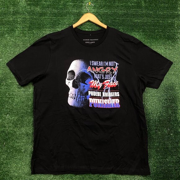 Phoebe Bridgers I Swear I'm Not Angry Punisher Tshirt size xxxl - Picture 1 of 4